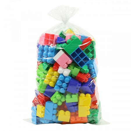 Конструктор Полесье Великан 198 элементов в мешке 7727