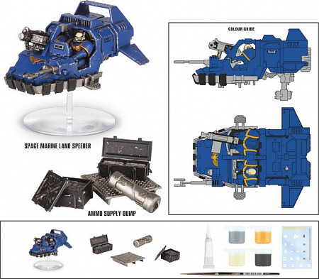 Фигурка Games Workshop Warhammer: Space Marine Speeder Strike 20-31