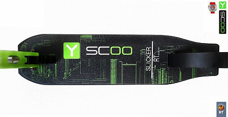 Самокат Y-Scoo RT 205 Slicker green