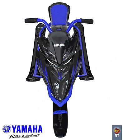 Снегокат Yamaha Apex Snow Bike Titanium black/blue