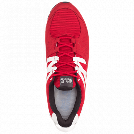 На картинке изображен Полуботинки мужские Jack Wolfskin Cascade Hike Texapore Low M red / white Полуботинки мужские Jack Wolfskin Cascade Hike Texapore Low M red / white