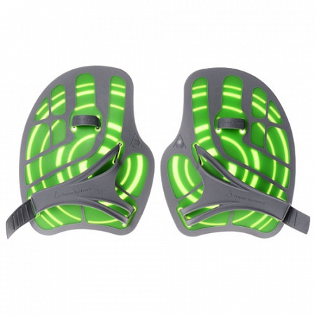 Лопатки для плавания Aqua Sphere 301345 grey/green (женские)