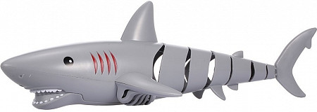 На картинке изображен Робот-акула Le Neng Toys на дистанционном управлении k23 gray Робот-акула Le Neng Toys на дистанционном управлении k23 gray