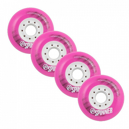 Колеса Powerslide Spinner 80мм/85a 905283/pink 4 шт 