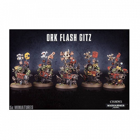 На картинке изображен Фигурки Games Workshop Warhammer: Ork Flash Gitz 50-24 Фигурки Games Workshop Warhammer: Ork Flash Gitz 50-24