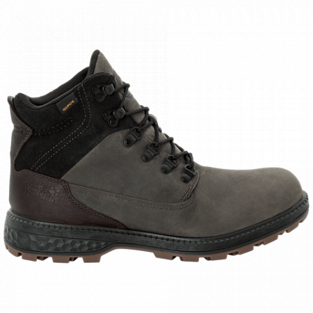 Ботинки мужские Jack Wolfskin Jack Texapore Mid M dark steel / black