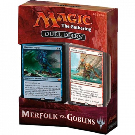 Дуэльный набор Wizards of the Coast Magic the Gathering Merfolk vs. Goblins En C30350000