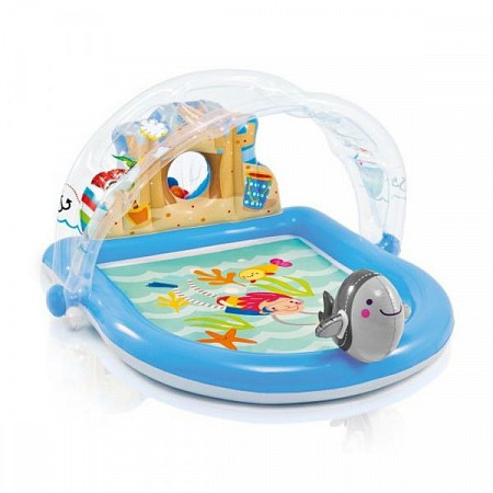 На картинке изображен Игровой центр Intex Summer Lovin' Beach Play / Countryside Play Center 57421 Игровой центр Intex Summer Lovin' Beach Play / Countryside Play Center 57421