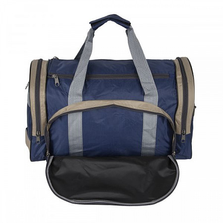 На картинке изображен Спортивная сумка Polar П02/6 blue/beige Спортивная сумка Polar П02/6 blue/beige