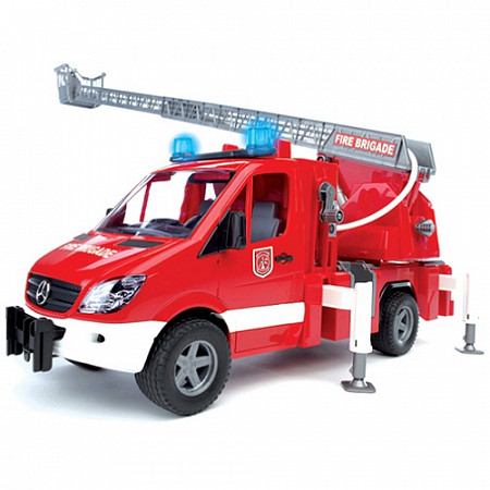 Игрушка Bruder MB Sprinter пожарная машина с модулем со световыми и звуковыми эффектами 02532