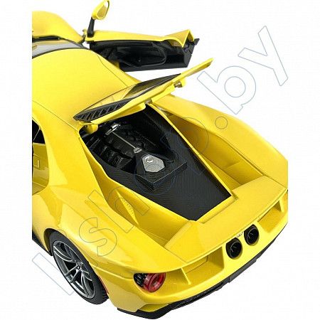 Масштабная модель автомобиля Maisto 1:18 Ford GT 2017 (31384) yellow