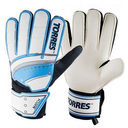 Перчатки вратарские Torres Match Blue-silver