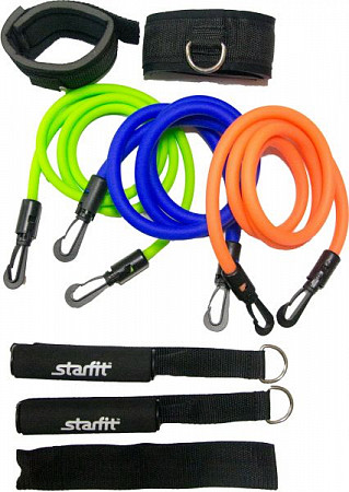 Комплект съемных эспандеров с ручками Starfit ES-606