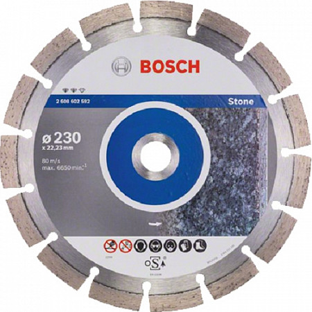 Алмазный круг Bosch 230х22,23 мм камень 2608602592