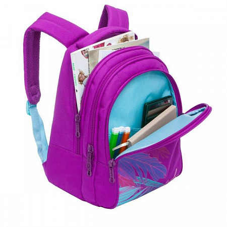 На картинке изображен Рюкзак GRIZZLY RD-836-2 purple Рюкзак GRIZZLY RD-836-2 purple