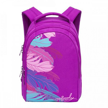 На картинке изображен Рюкзак GRIZZLY RD-836-2 purple Рюкзак GRIZZLY RD-836-2 purple