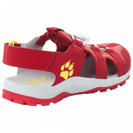 Сандалии детские Jack Wolfskin Outdoor Action Sandal K red / lemon