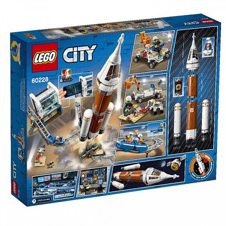 Конструктор LEGO City Ракета для запуска в далекий космос и пульт управления запуском 60228
