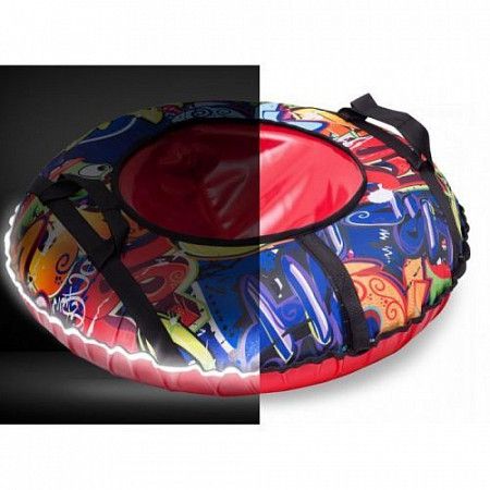 Тюбинг Тяни-Толкай Оксфорд GRAFFITI LED 93см с камерой