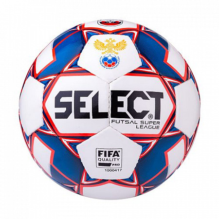 Мяч футзальный Select Super League 850718 №4 White/Blue/Red