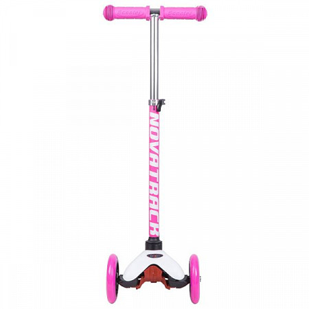 Самокат-кикборд Novatrack Disco-kids White/Pink 120H.DISCOKIDS.WPN8