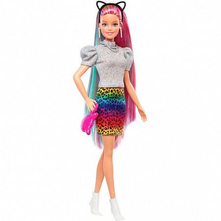 Кукла Barbie с разноцветными волосами (GRN81)