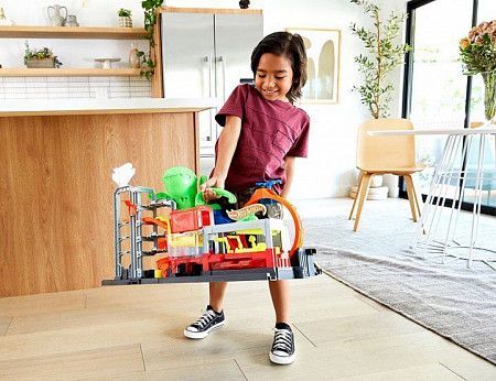 Набор игровой Hot Wheels City Невообразимая автомойка с осьминогом (GTT96)