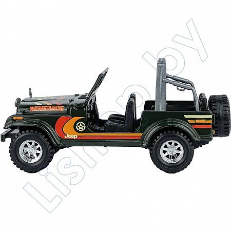 Машинка Bburago 1:24 Jeep Wrangler (18-22033) khaki