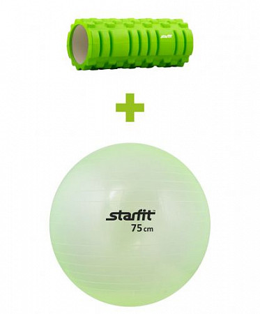 Комплект Starfit (фитбол и массажный ролик) FA-106