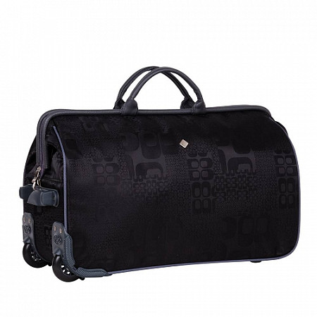 Дорожная сумка на колесах ЦВВ 513 black
