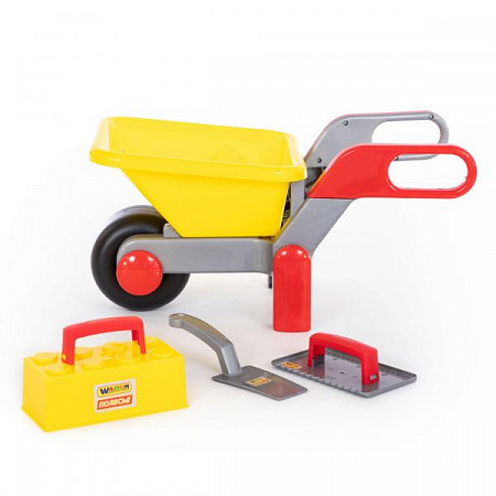 Тачка Полесье Construct №4 и Набор каменщика 38029