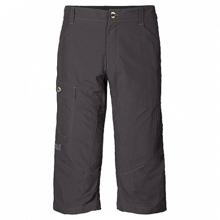 На картинке изображен Бриджи Jack Wolfskin Atacama 3/4 pants Grey Бриджи Jack Wolfskin Atacama 3/4 pants Grey