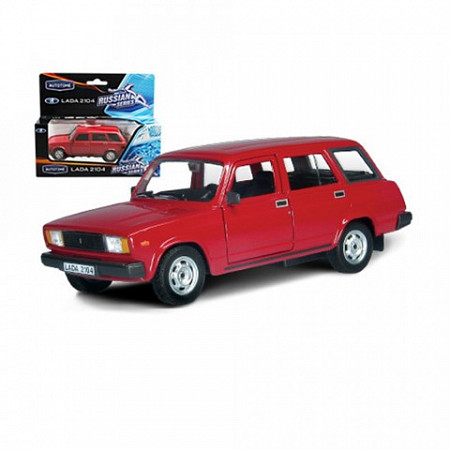 Модель автомобиля Auto Time LADA 2104 Гражданская 32674 red