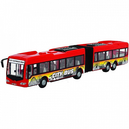 Игрушка Dickie Toys 1:43 Городской автобус фрикционный (203748001) red/yellow