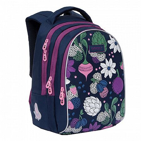 Школьный рюкзак для девочек GRIZZLY Артишок RG-967-2