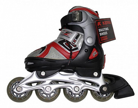 На картинке изображен Роликовые коньки Kepai SS-CHIN-STAR-6 red/white Роликовые коньки Kepai SS-CHIN-STAR-6 red/white