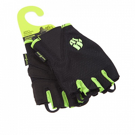 На картинке изображен Перчатки для фитнеса мужские Mad Wave green Перчатки для фитнеса мужские Mad Wave green