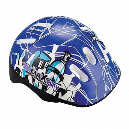 Шлем для роликовых коньков Maxcity Baby City blue