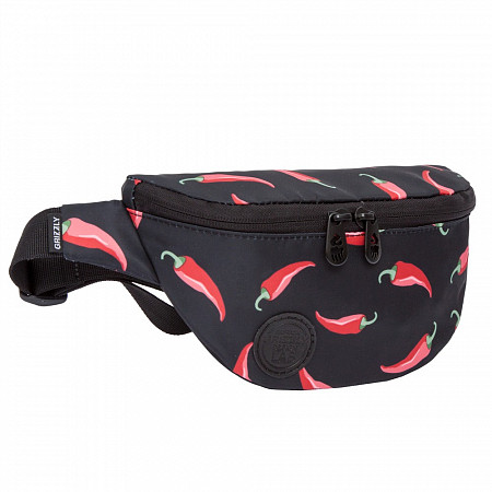 На картинке изображен Поясная сумка GRIZZLY PS-022-27 /1 peppers Поясная сумка GRIZZLY PS-022-27 /1 peppers
