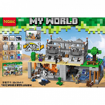 Конструктор Decool My World Подземный мир 820