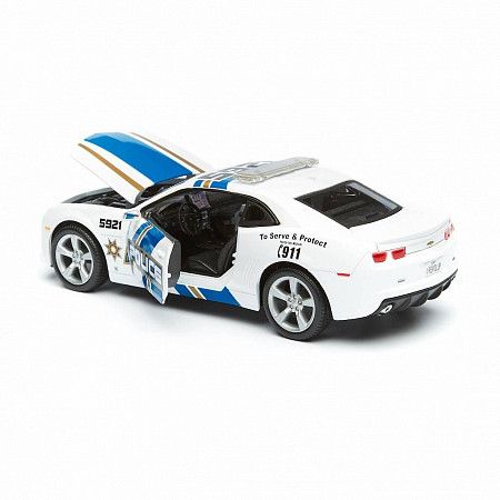 Масштабная модель автомобиля Maisto 1:24 Шевроле Камаро полиция (31208) white/blue