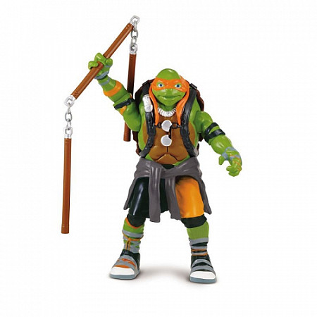 На картинке изображен Игрушка Turtles Фигурка функ.14 см, со звуком, Майки, серия Movie Line 2016 88303T Игрушка Turtles Фигурка функ.14 см, со звуком, Майки, серия Movie Line 2016 88303T