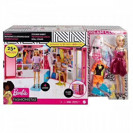 Игровой набор Barbie Гардеробная комната GBK10