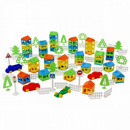 Конструктор Полесье Построй свой город (в пакете) 53749