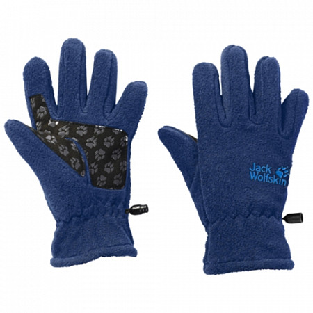 Перчатки детские Jack Wolfskin Fleece Glove Kids royal blue