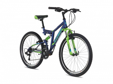 На картинке изображен Велосипед Stinger Highlander 26" (2018) Blue Велосипед Stinger Highlander 26" (2018) Blue