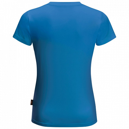 На картинке изображен Футболка детская Jack Wolfskin Wolf T Kids sky blue Футболка детская Jack Wolfskin Wolf T Kids sky blue