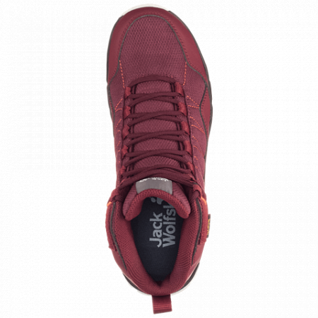 Ботинки женские Jack Wolfskin Maze Texapore Mid W burgundy / phantom