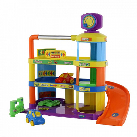 Гараж Полесье Беби с автомобилями 40381