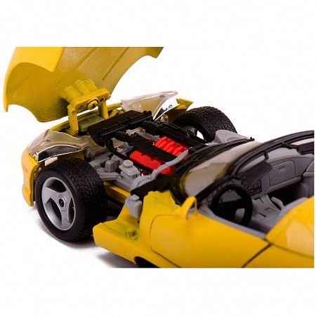 Коллекционная машина Bburago 1:24 Dodge Viper RT/10 (18-22024) yellow